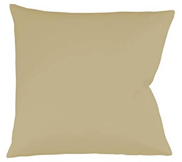 Fleuresse Colours Kissenbezug, Mako Satin, Sand, 80 x 80 cm