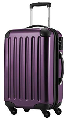 HAUPTSTADTKOFFER - Bagaglio a mano Rigida Alex, 4 Doppie ruote, TSA, Taglia 55 cm, 42 Litri, Colore Viola
