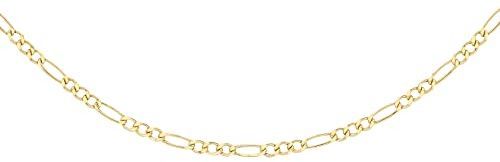 CARISSIMA Damen Hollow Figaro Halskette 9k(375) Gelbgold 2mm 46cm/18zoll