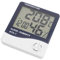 DIGIFLEX Digitale LCD-Temperatur- und Feuchtigkeitsmessgeräte mit Uhr und Wecker