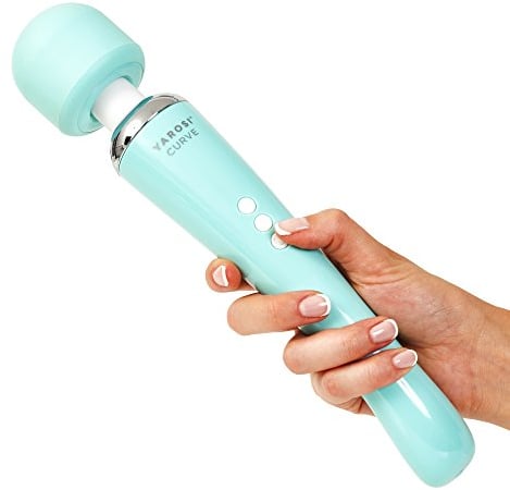 Kabelloser Massagestab von Yarosi - Stärkste Therapeutische Vibrationskraft - Stressfreier - Bestens bewertet Muskelschmerzen und Erholung nach Ihrem Sportprogramm - USB - Curve - Grün