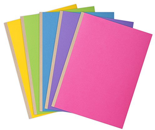 Exacompta - Réf. 416000E - Paquet de 10 chemises rigides à soufflet dos toilé ROCK''S 320 g/m² - dos de 30 mm - chemises certifiées PEFC™ - dimensions 24 x 32cm pour format A4 - 5 couleurs assorties
