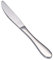 VANRA Lot de 6 couteaux de table robustes en acier inoxydable Argenté 22,9 cm (6 couteaux)