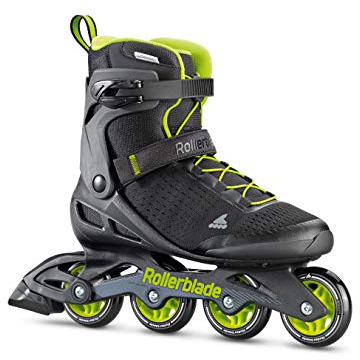 Rollerblade Herren Zetrablade Elite Inlineskate, Black/Lime, 280