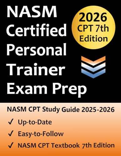 NASM Certified Personal Trainer Exam Prep: Study Guide that highlights the information required to pass the National Academy of Sports Medicine exam to become a Certified Personal Trainer