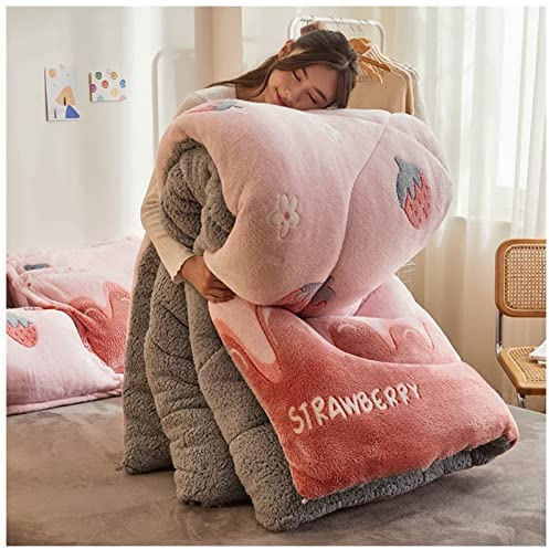 ksamwjf Gesteppte Daunendecke Daunendecke, Tröster Bettdecke Verdickt Atmungsaktiv