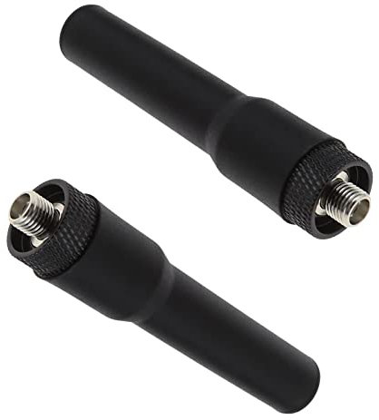 ECSiNG 2 Stück SF-20 Walkie Talkie Antenne SMA-F Dual Band Weich Radio Antennen VHF 136-174MHz UHF 144/430 MHz Kompatibel mit BAOFENG Kompatibel mit WOUXUN 7cm