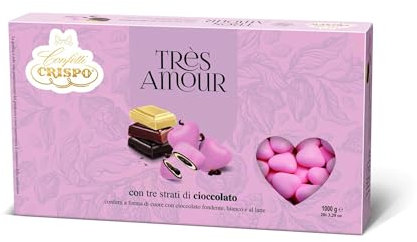 Confetti rosa Crispo Tres Amour Cuori Colore rosa 1kg