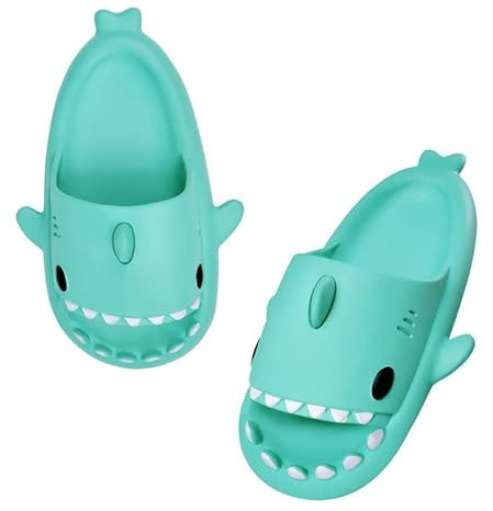 MoneRffi Pantofole Squalo Pantofole Squalo Donna Scivoli Antiscivolo Squalo Nuvola Scivoli Uomo Pantofole Squalo Suola Spessa Carine Pantofole Doccia Super Morbide Interni Esterni per L'Estate