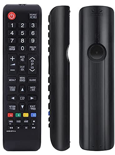 VINABTY AA59-00741A Télécommande de Remplacement pour Samsung TV PS43F4500 PS43F4510 PS51F4500 UA40H5150 UA48H5000 UA48H5050 UA48H5100 UA48H5150 PS51F4500AM PS51F5000AM PS60F5000AM UA19H4000AW