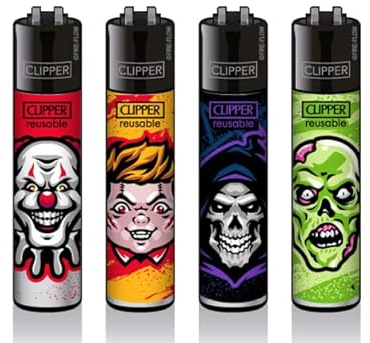 Clipper® - Horror - 4er Set - inkl. exkl. CKS Filtertip