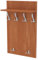AKKE Garderobenpaneel Wandgarderobe Mit Ablage Wandpaneel Garderobe PVC Maxi Marino-walnuss 120cm x 60 cm