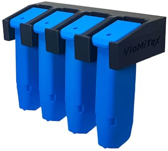 VlaMiTex H1 Waffenschrank Pistolen Halterung für Waffentresor (Für 4 Magazine - 4M)