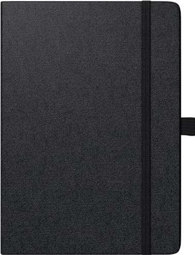 BRUNNEN Buchkalender Mod. 781 2025 | A4, Kunststoff, schwarz