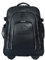 Alpenleder 2in1 Trolley-Rucksack - ACHENSEE (Handgefertigt) - Nachhaltiges Bio-Leder aus regionaler Landwirtschaft | Trolley Reisetasche mit Rollen Leder *Fair Produziert* (50x35x25cm, Nera Notte)