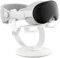 VR Ständer, VR Headset Ständer für Oculus Quest 2/Pico 4/Valve Index Headset und Touch Controllers Zubehör, Round Dock VR Display Holder (Weiß)