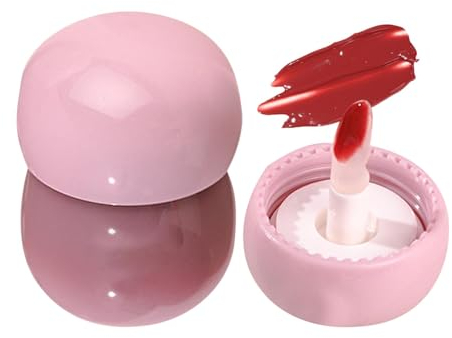 Blurring Pudding Pot Lip, kostenloser Blurry Pudding Pot Lip, geschmeidiger Lipgloss aus Pilzmilch für gepflegtes, nicht klebriges, glänzend getöntes Lippenbalsam-Make-up