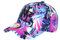 Hip Hop Honour Casquette NY Bleue et Rose Palmiers Tropicale Bora Baseball - Taille: Taille Unique - Couleur: Bleu - Mixte