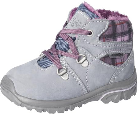 RICOSTA Mädchen Winterstiefel DESSE, Kinder Lauflernschuhe, Weite: Mittel, lose Einlage, Sympatex, wasserdicht, warm, calcit/Purple (130), 25 EU