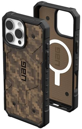 URBAN ARMOR GEAR UAG Designed for iPhone 16 Pro Max Case 6.9 Pathfinder SE - Compatible with MagSafe Charging Rugged Shockproof Anti-Slip Military Grade Protective Cover, Digi Camo Dark Earth