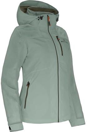 Bergson KURRIKA Thermo | Damen Regenjacke - Funktionelle Damen Thermo-Regenjacke mit Supra-Tex 20.000 Membran, Normal-/Kurz-/Langgrößen, 100% wasserdicht (20.000 mm Wassersäule) & Winddicht, verschwe