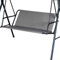 Replacement Garden Swing Seat Cover, 600D Oxford Fabric Garden Swing Chair Cover Outdoor Grey(127cm*48cm*52cm)