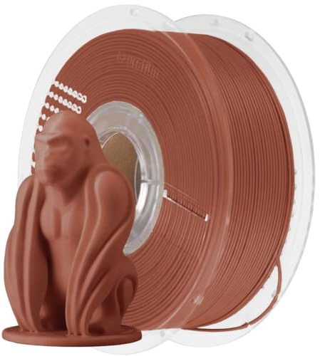 AzureFilm Original PLA Filament für 3D-Drucker, 1,75 mm, 1 kg Spule, einfach zu drucken, hohe Präzision, glatte Oberfläche, ideal für Prototypen (Skin Cappuccino, 1 kg)