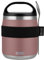 mnam Thermobehälter Essen 600 ml Lunxgo - Lunchbox Thermo - Thermo Essensbehälter - Isolierbehälter mit Löffel - Edelstahl Warmhaltebehälter Speisegefäß für Speißen - Thermobox (Viva Pink)