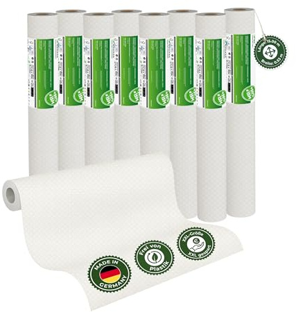 Veluxis Vliestapete 8er-Set GRANDIOSO Mikrostruktur – 15,00 m × 0,53 m | moderne Alternative zur Raufasertapete, Strukturtapete Mikrostruktur, überstreichbar, atmungsaktiv, Made in Germany