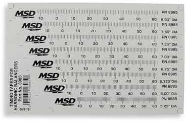 MSD 8985 Timing Tapes für Harmonic Balancer