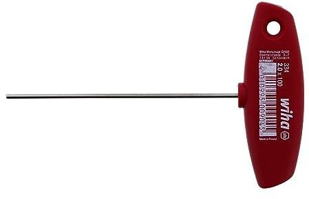 Wiha Stiftschlüssel mit Quergriff Sechskant glanzvernickelt (00904) 2 x 100 mm