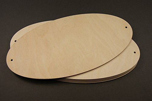 5X Wooden Door Sign PLAQUES Blank UNPAITED Shapes Craft Art DECOUPAGE Oval