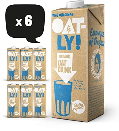 Oatly Oat Drink Organic 1 Litre (Pack of 6)