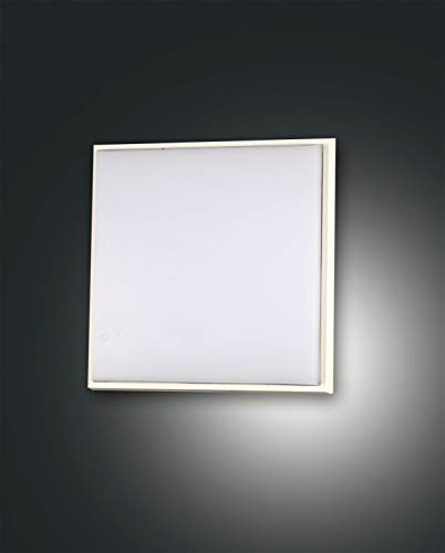 Fabas Luce DESDY LED Deckenleuchte, IP54, Aluminium, weiß, 18x18cm