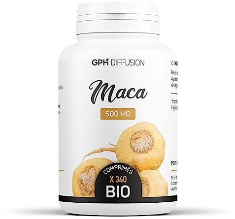 Maca Bio du Pérou 500mg - 340 Comprimés