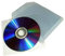 200 CD/DVD - Hüllen mit Klappenverschluss, aus farblosem Kunststoff