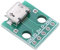 10 Pcs USB vers DIP Board 5 Broches, USB C Breakout Pinboard Micro USB DIP Adapter Board 2.54mm Pas Femelle Micro USB vers DIP USB DIP Adaptateur