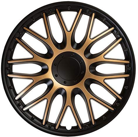 Satz J-Tec Radzierblenden Orden 16-Zoll Schwarz/Gold
