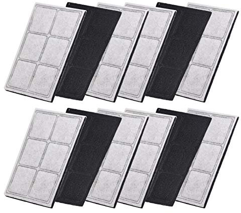 Lasamot Compatible avec Les Filtres de Fontaine à Eau Drinkwell Platinum Cat 12pcs Filtres de Remplacement