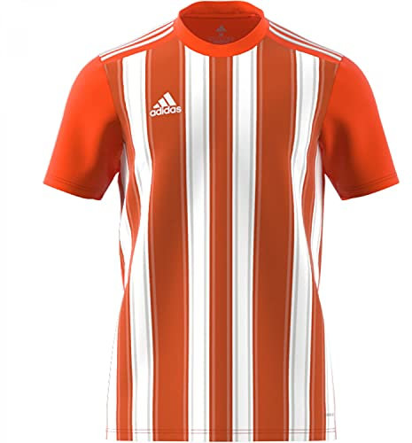 adidas Herren Striped 21 Jsy T Shirt, Teaora/White, S EU
