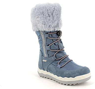 Primigi PFZGT 83825, Stivali da Neve, Bambine e Ragazze, Azzurro (Blue/Jeans), 26 EU