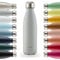 Blumtal Trinkflasche 750 ml Edelstahl - auslaufsichere Isolierflasche - BPA-freie Trinkflasche kalt & warm - doppelwandige Insulated Bottle - rostbeständige Isolierflasche Ultimate Grey - Grau