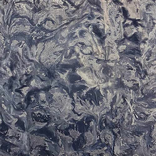 Belgravia Decor Lusso Navy Wallpaper GB306 - Italian Vinyl Glitter Marble