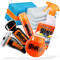 detailmate Kit de vitres Voiture avec nettoyant Soft99 Glaco de Cleaner, Ultra Glaco, Roll on Large, Mirror Coat Zero, Glass Compound Roll on, 4 Chiffons gaufrés Microfiber Monkey et 3 Chiffons polir