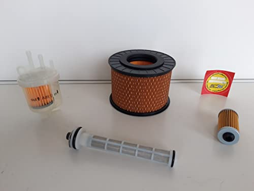 MotorFunSports Filter Set kompatibel mit Rüttelplatte Ammann APF 1850 Ölfilter Luftfilter Kraftstoff