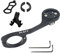 PLATT Bike Computer Mount for Garmin Edge,Aluminum Alloy Bicycle Garmin Edge Mount Compatible with 31.8mm 25.4mm Handlebar(Black)