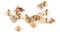 Leather Craft Rivets, 10 Sets Solid Brass Flat Head Button Stud Single Cap Rivet Tubular Metal Studs Leathercraft Screwback Cap Rivet for DIY Photo Album Jackets Belt Bag Shoes Decor (6.5mm)