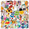 Cute Cartoon Collection Vinyl Stickers 50Pcs for Water Bottles Laptop Computer Skateboard, Cute Sticker Gift for Kids Teens Waterproof