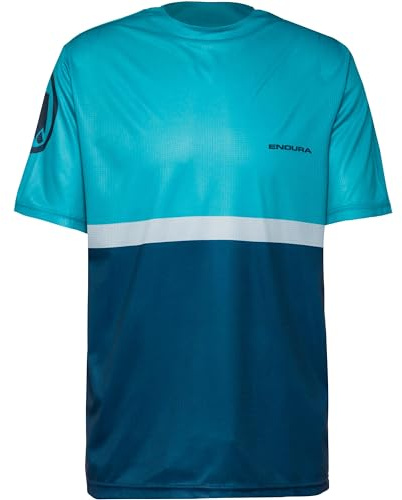Endura MTB-Jersey Kurzarm SingleTrack Core II Blau Gr. XXL