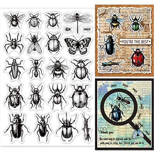 GLOBLELAND Klare Stempel Klare Stempel Muster Silikonstempel Für Papierhandwerk Handarbeit Halloween Dekoration DIY Sammelalbum